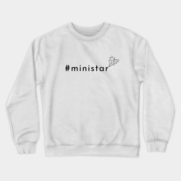 #ministar with exploding stars Crewneck Sweatshirt by tnts